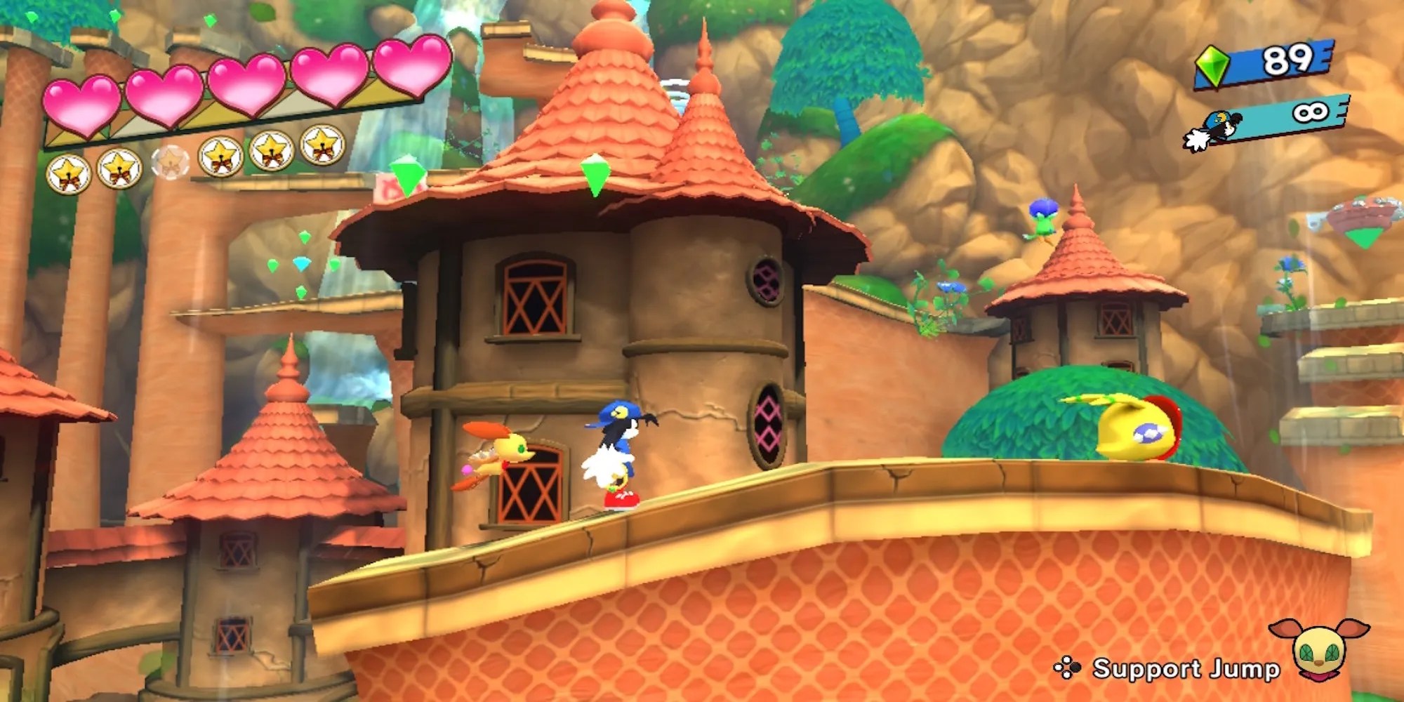 Exploring a level in Klonoa Phantasy Reverie Series