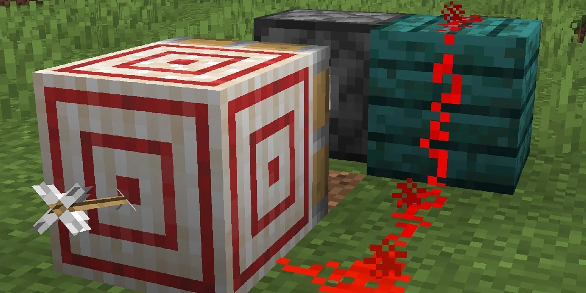 A Target Block In Minecraft
