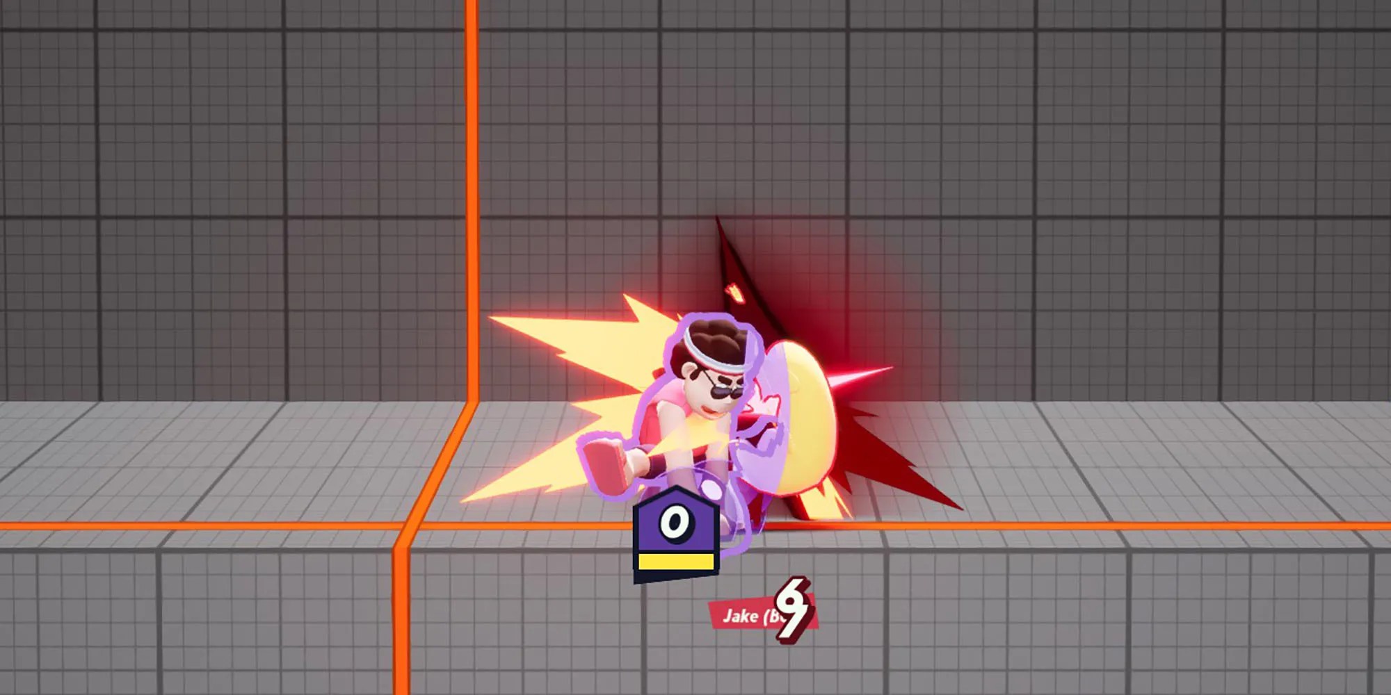 Multiversus - Steven Using His Spiking Move On Jake In The Lab