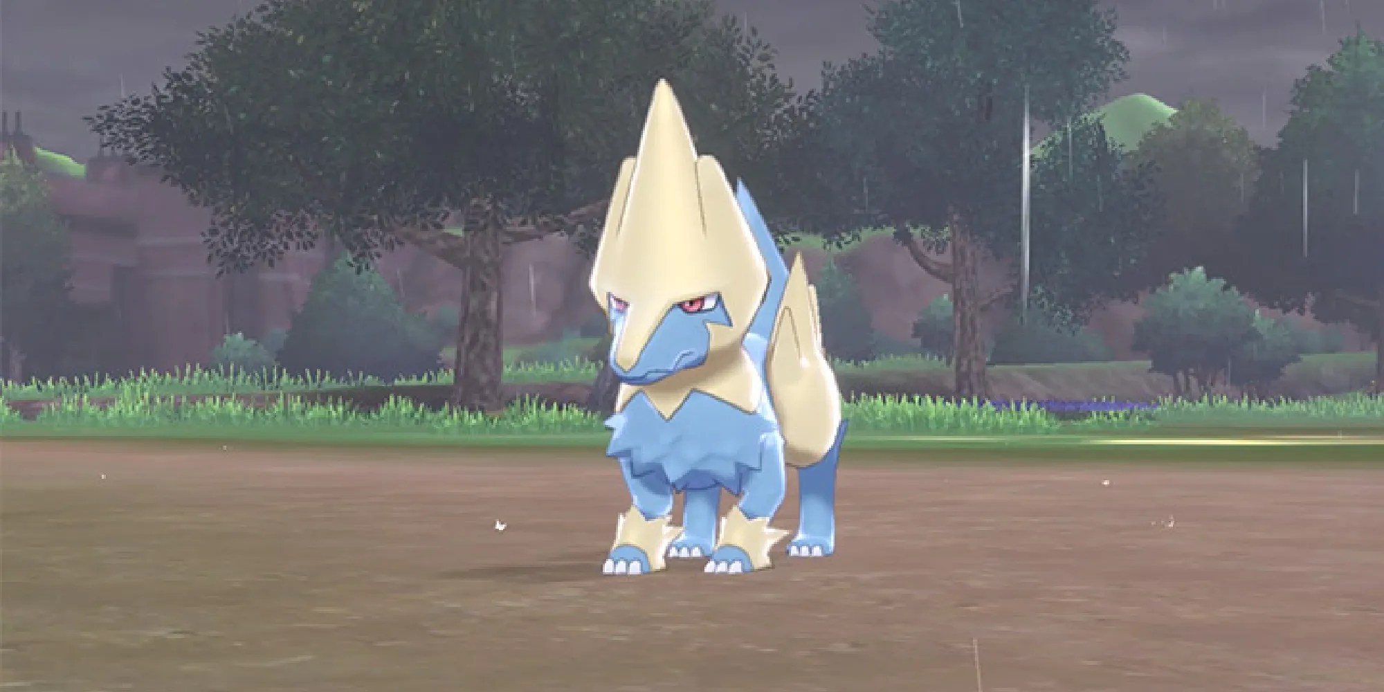 A Manectric in battle in Sword &amp; Shield