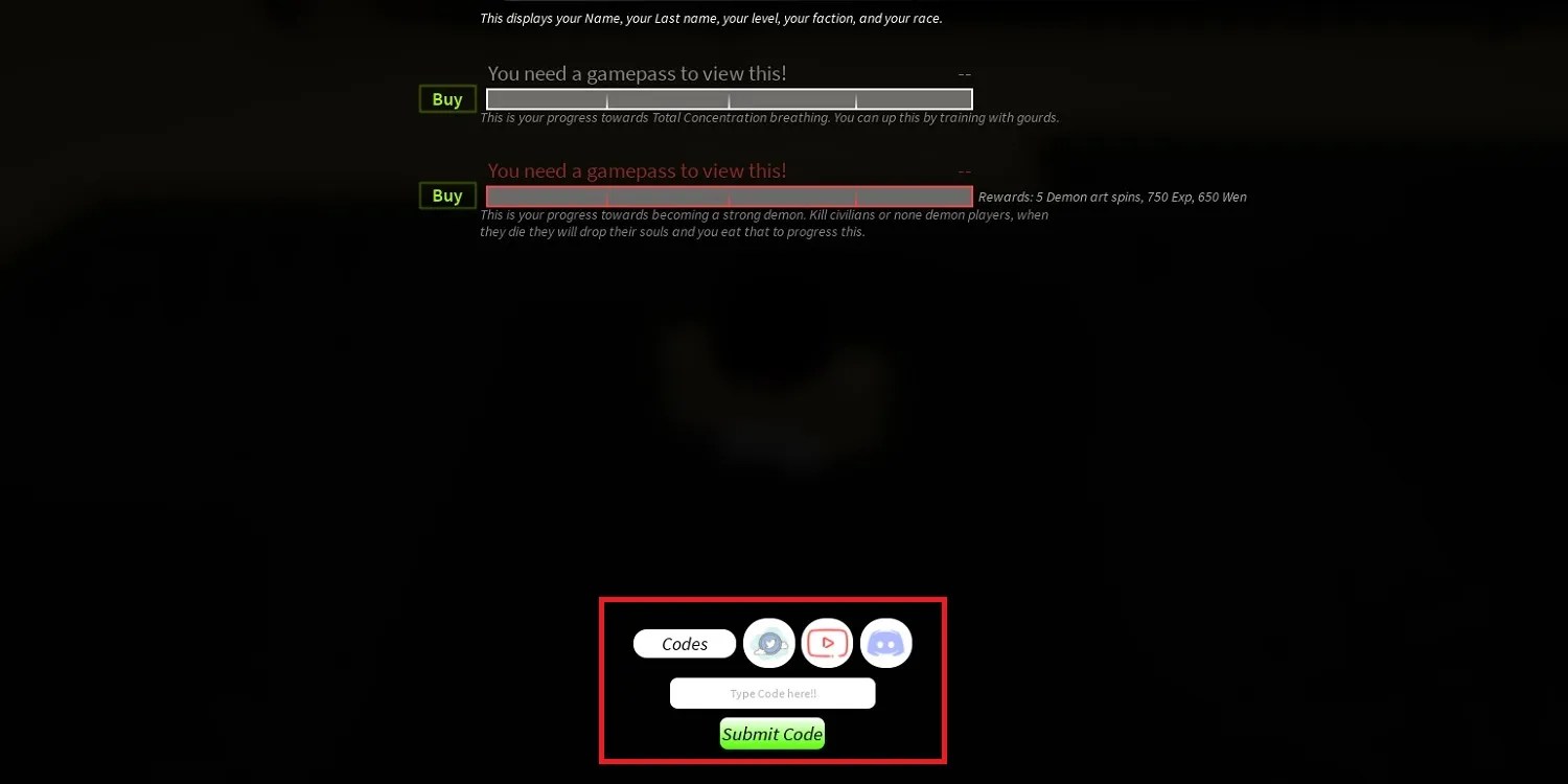 Roblox Project Slayers Code Redemption
