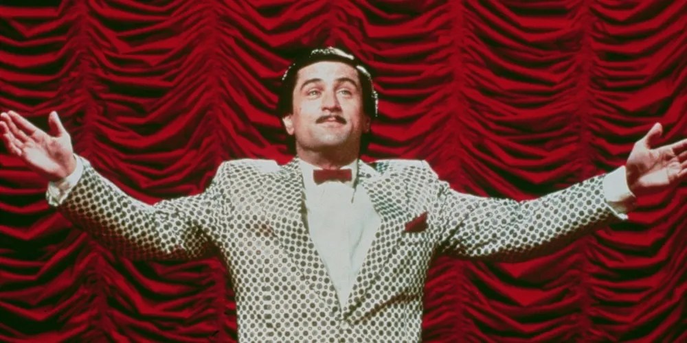Robert De Niro as Rupert Pupkin in The King Of Comedy