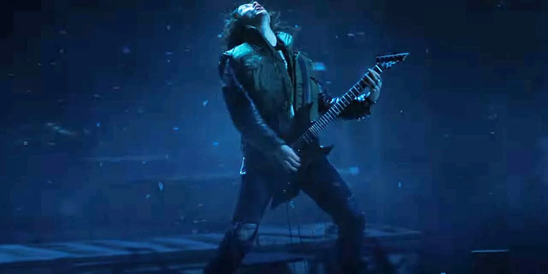Eddie Munson plays &ldquo;Master of Puppets&rdquo; in the Upside Down in Stranger Things season 4 vol. 2