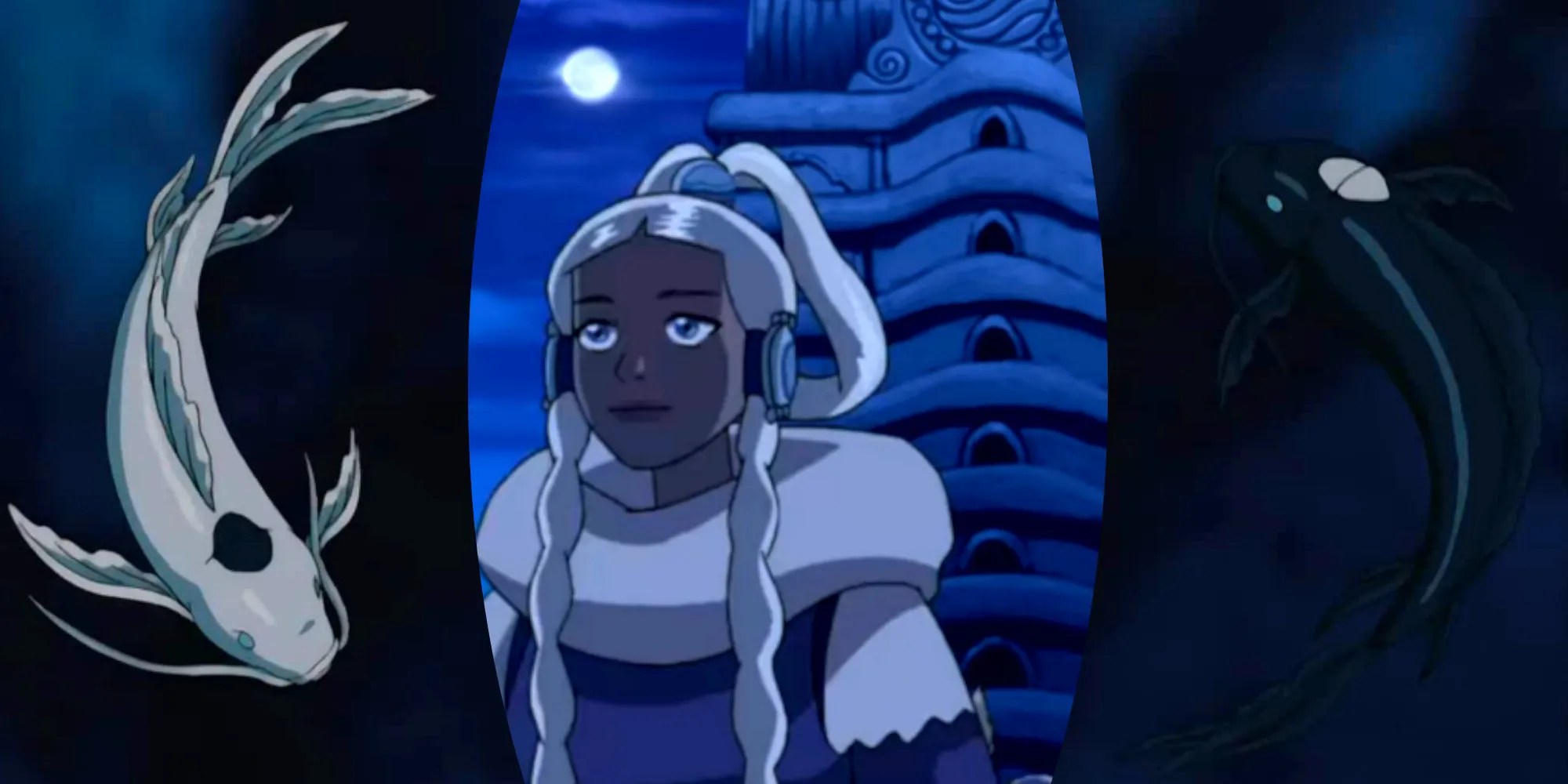 Avatar Best Waterbenders Tui, Yue and La The Last Airbender