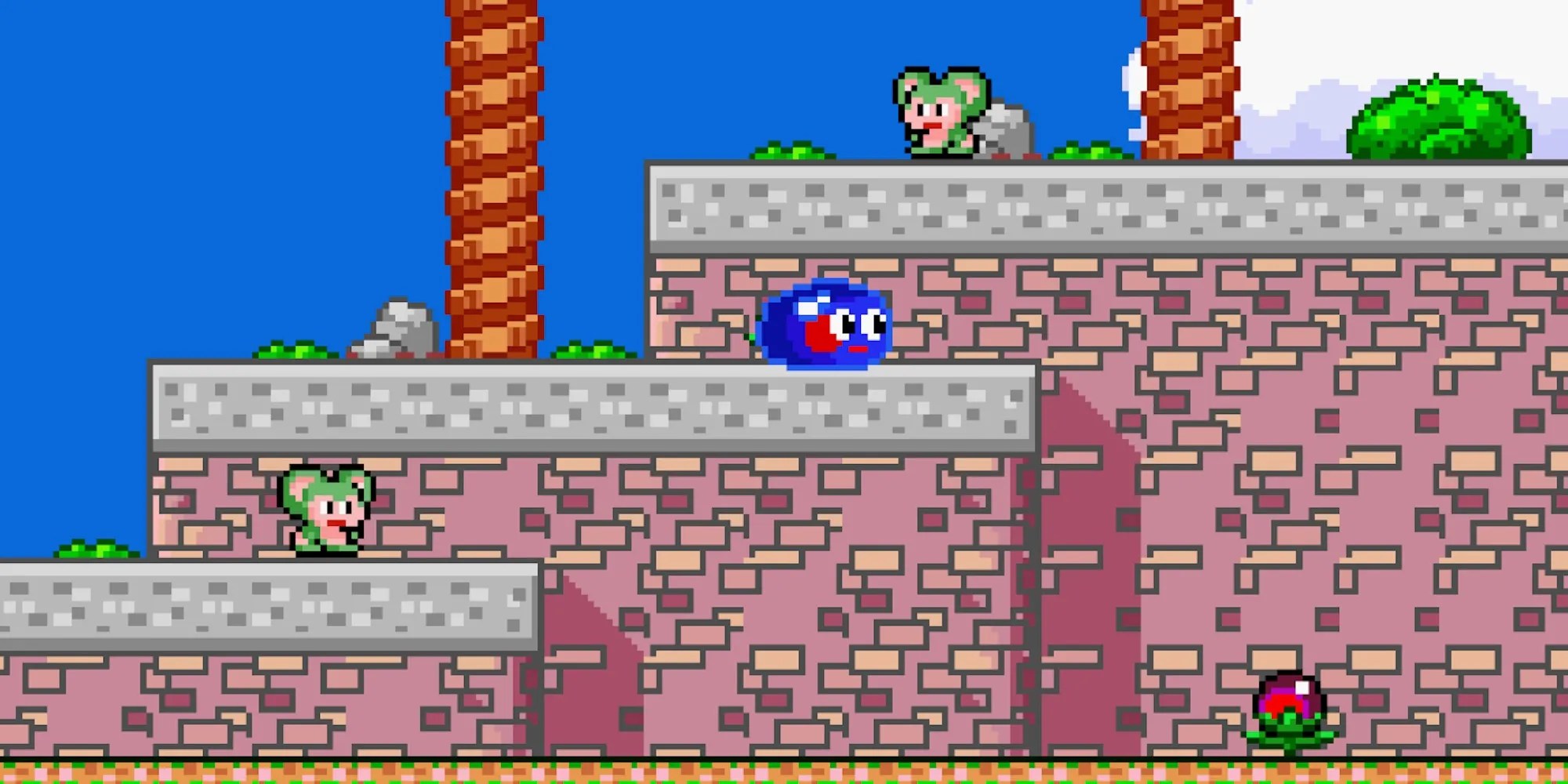 Exploring a level in Jerry Boy