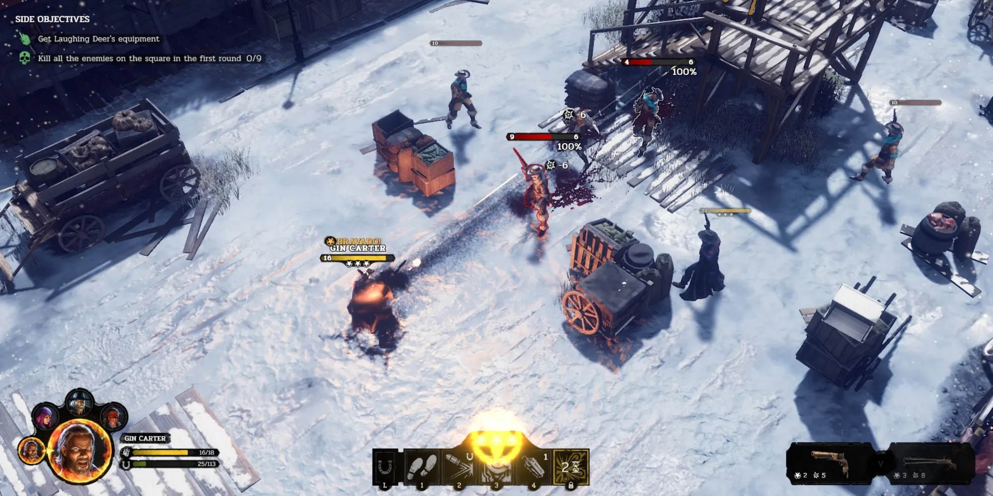 Hard West 2 combat gameplay