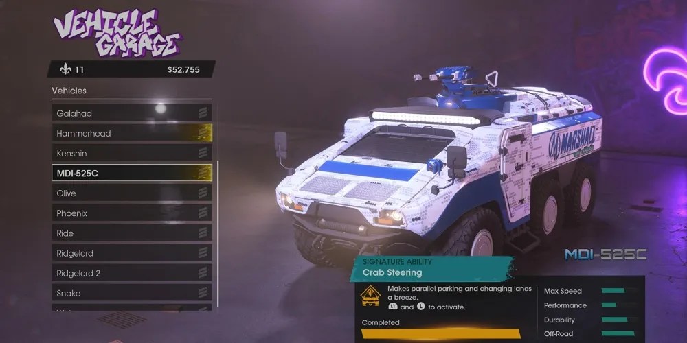 MD1-525C in saints row reboot