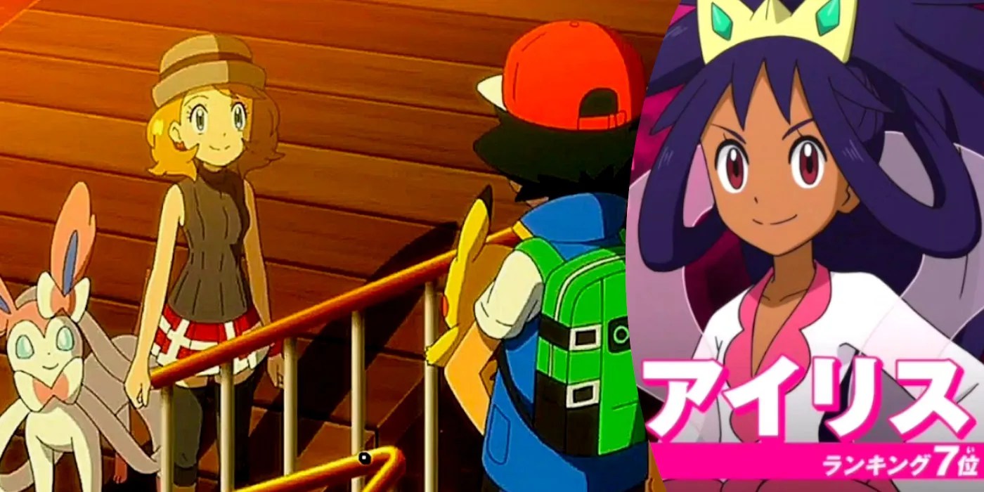 Pokemon Journeys Who Should Not Be In The Masters Eight Serena to Replace Iris #7 Ash Pikachu, Slyveon