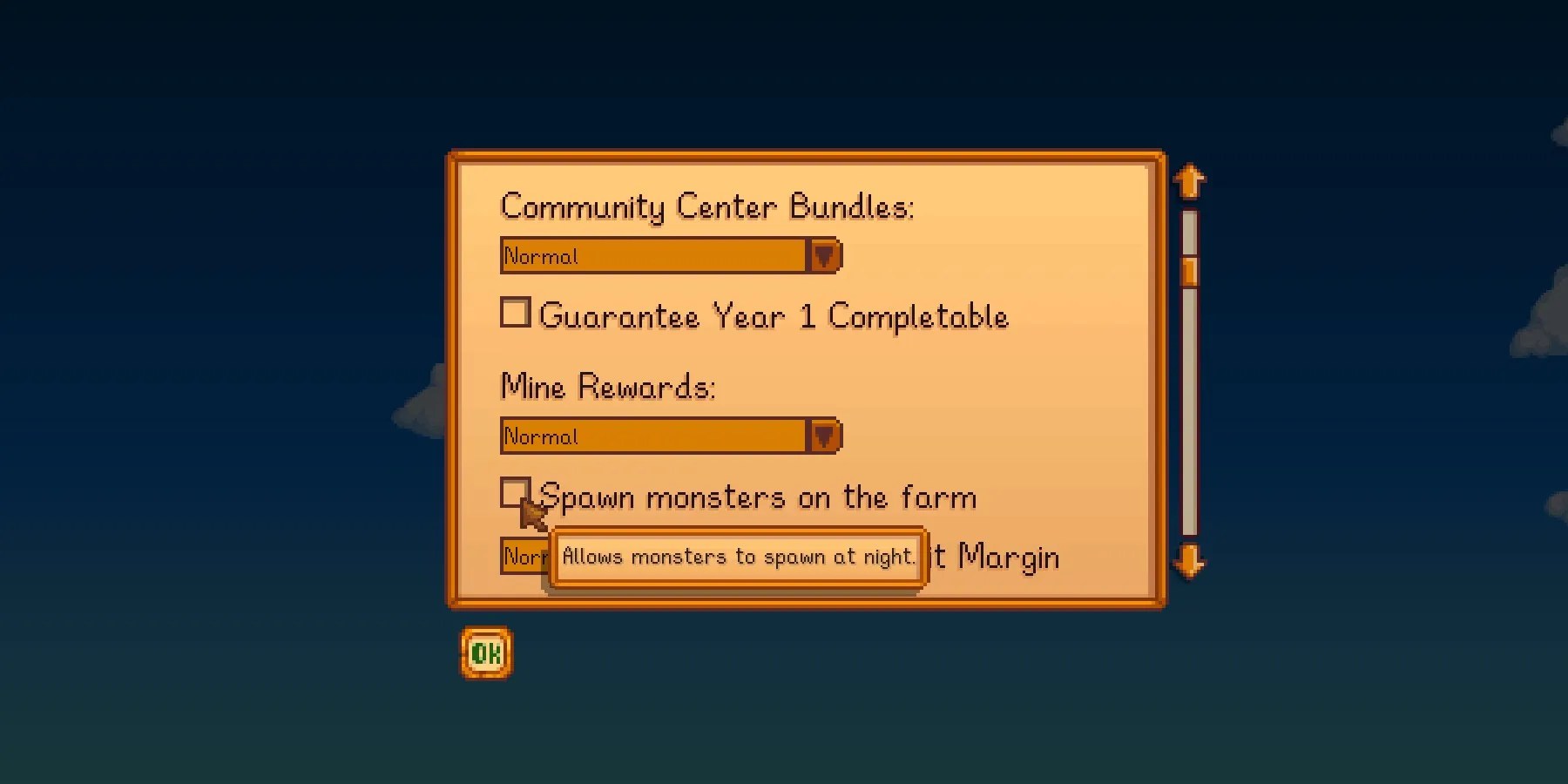 advanced options part 1 stardew