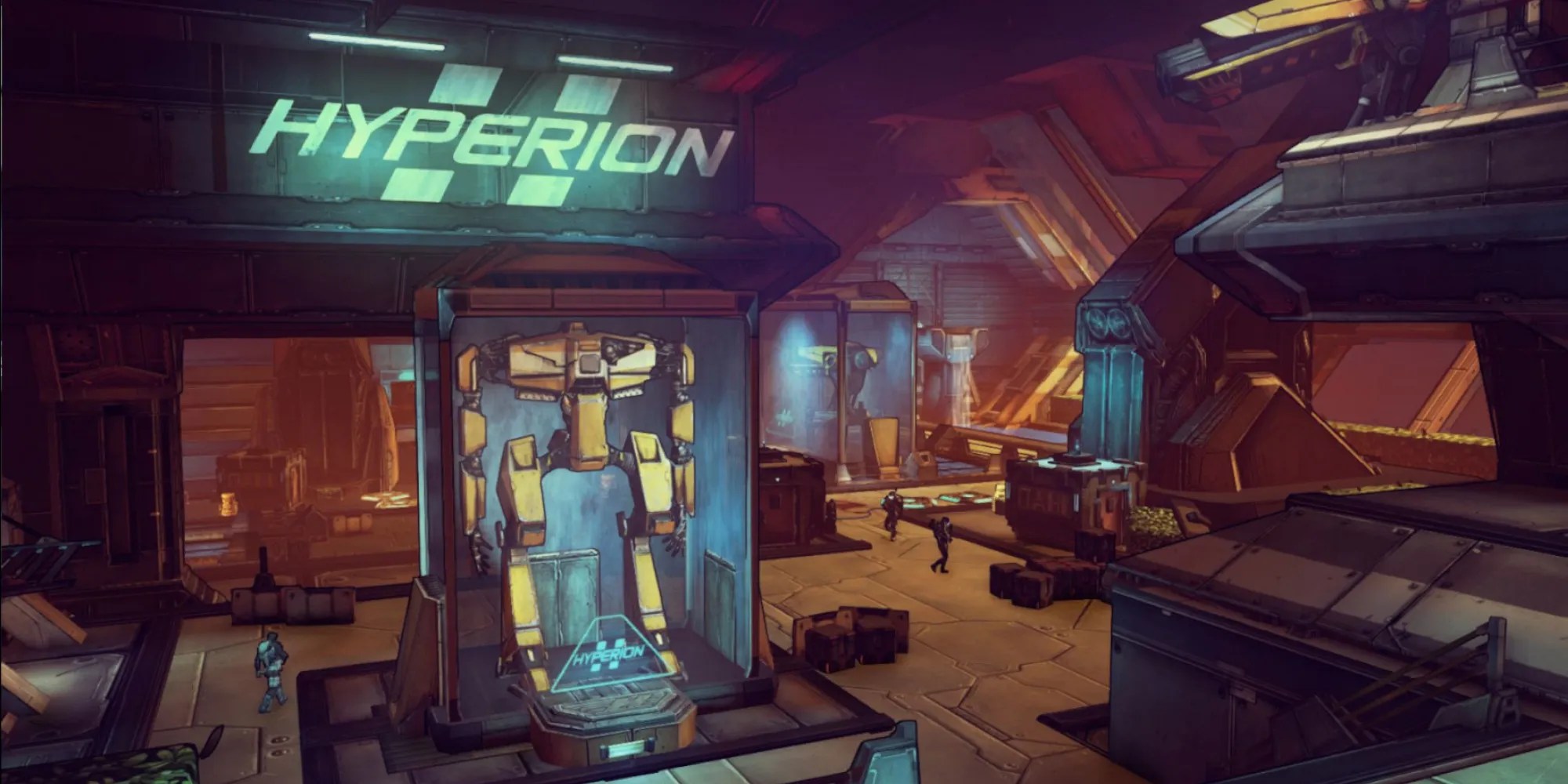 a Hyperion facility in Borderlands