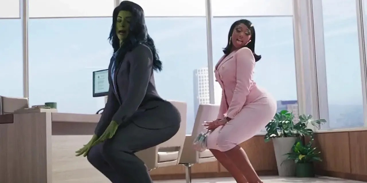 Jen twerks with Megan Thee Stallion in She-Hulk