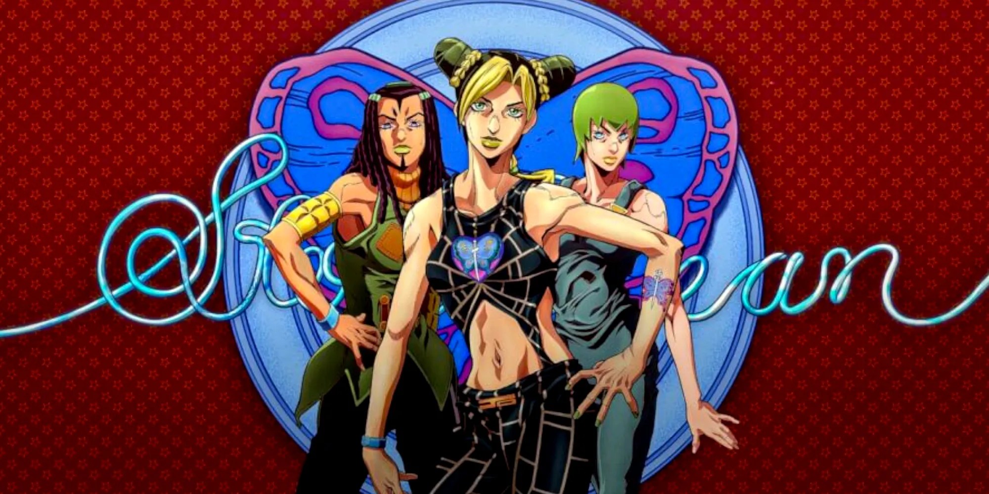 JoJo&rsquo;s Bizarre Adventure: Stone Ocean Jolyne Cujou&rsquo;s allies Ermes F.F. Foo Fighters Netflix