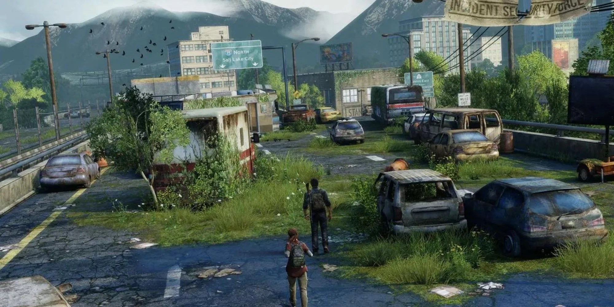 Joel and Ellie in The Last of Us