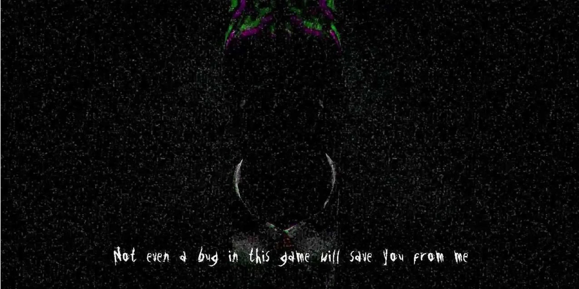 Slender The Arrival Scary Message showed the futility of trying to break the game