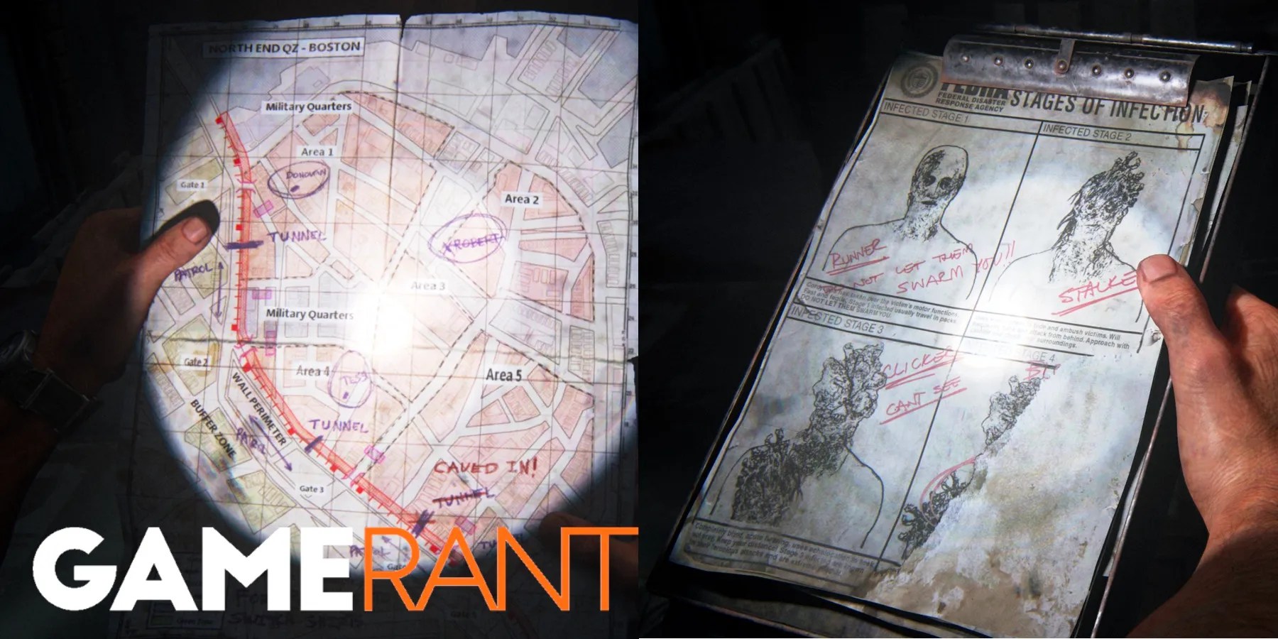 The Last of Us Part I Artifacts QZ Map and Pamphlet