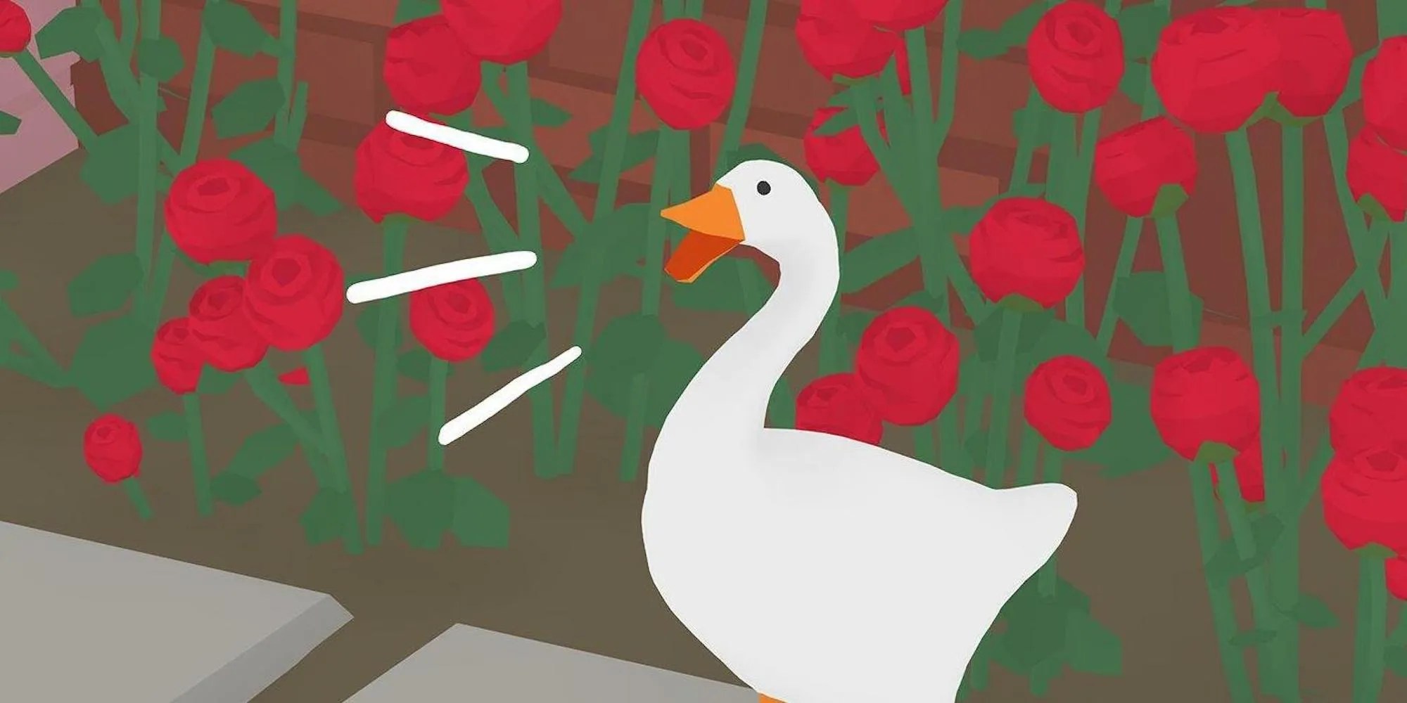 The goose in Untitled Goose Game