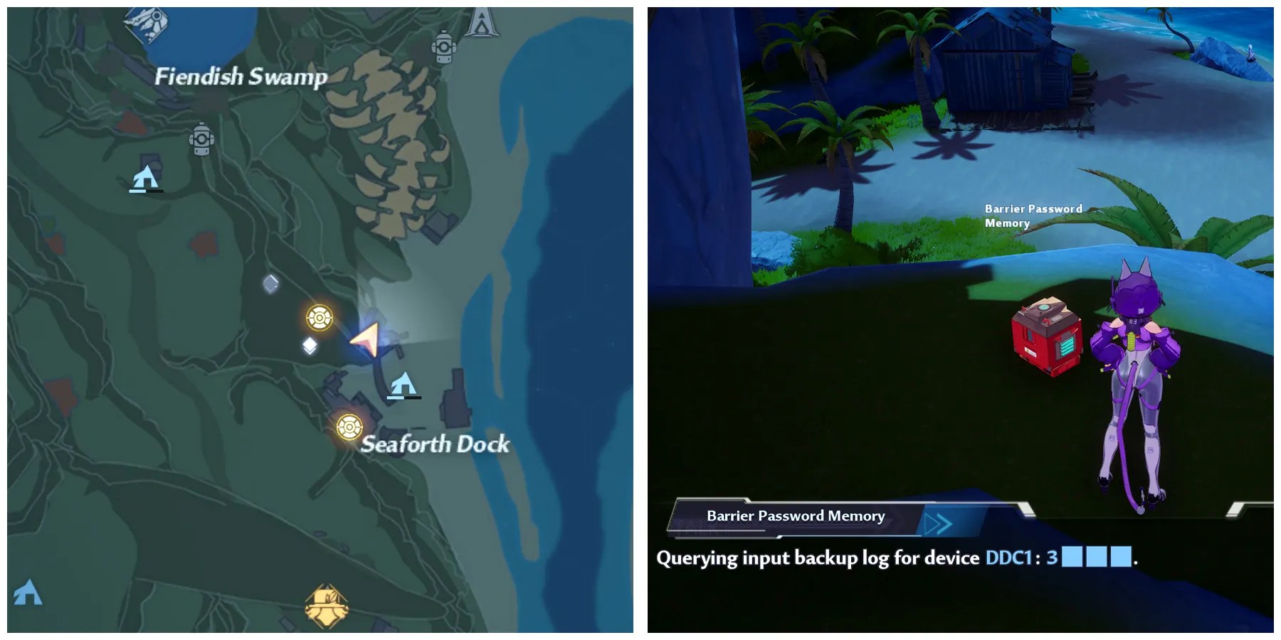 first ddc code location in tower of fantasy