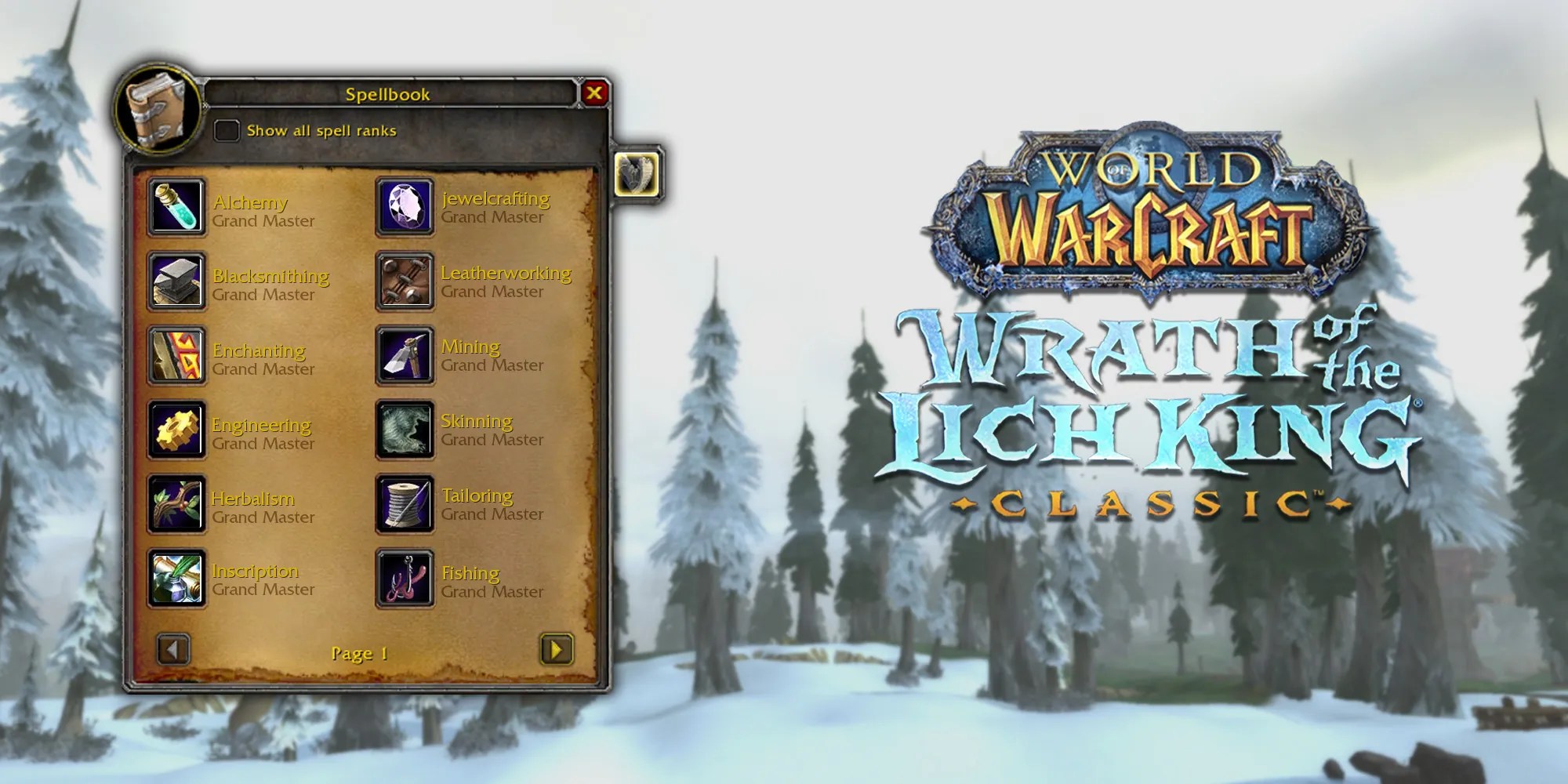WoW WotLK Classic Profession Guides