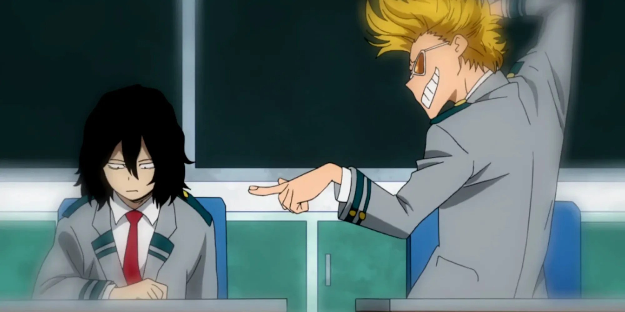 Best Bromances in My Hero Academia Eraser Head and Present Mic Pro Heroes UA Teachers Crunchyroll