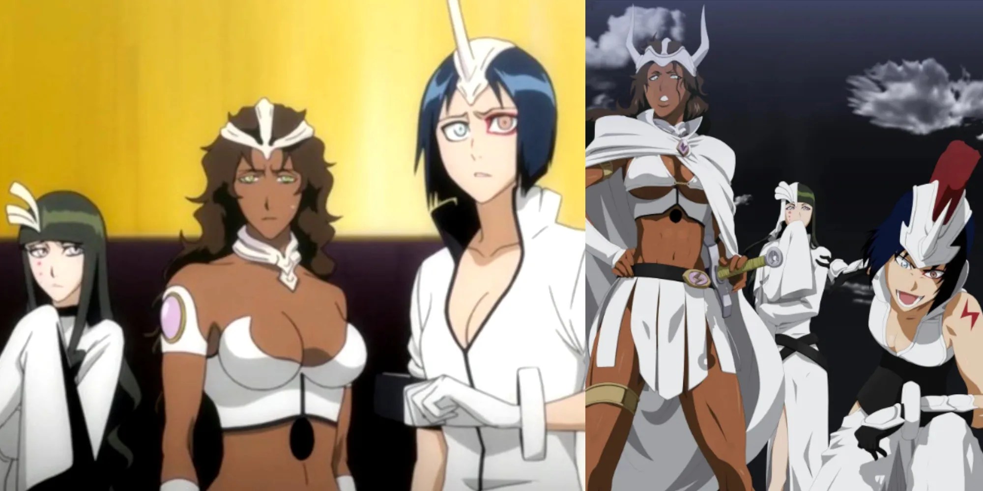 Bleach Things You Might Not Know About Tres Bestias Mask Transfomations  Apacci, Sung-Sun, Milla Rose Arrancar Arc Thousand Year Blood War