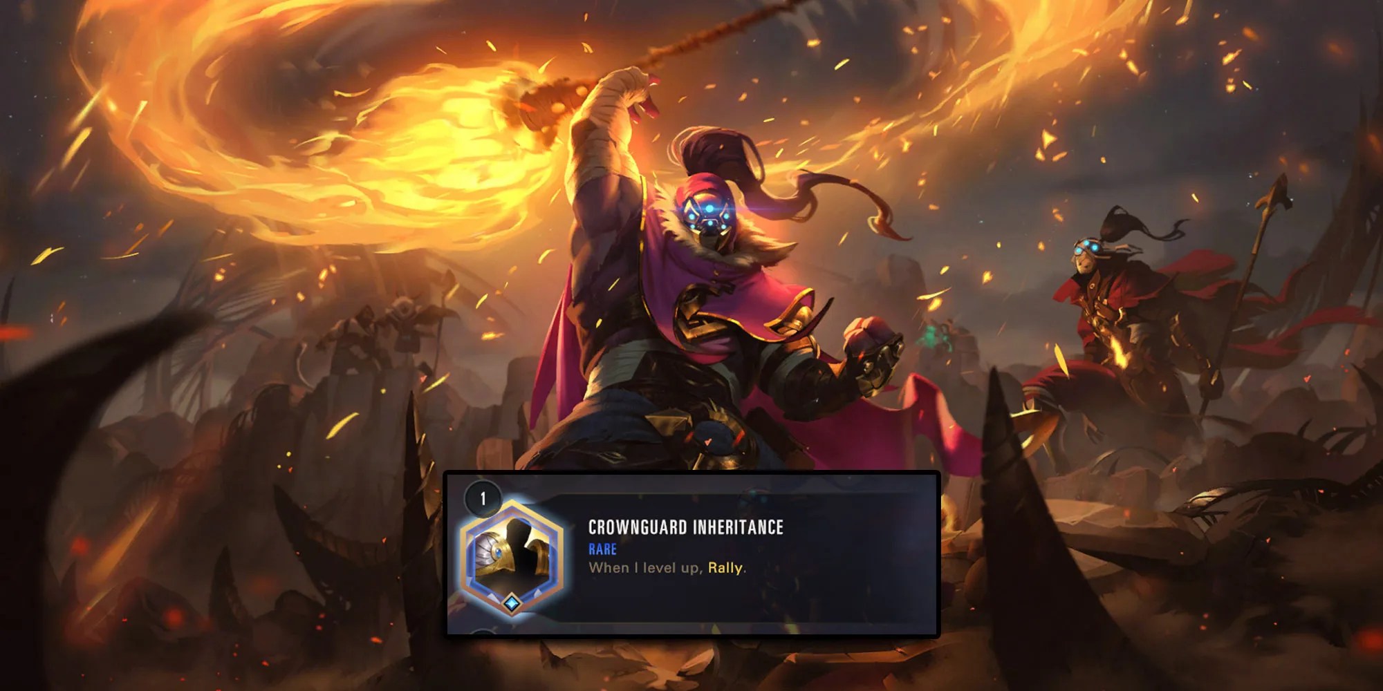 Legends Of Runeterra - Crownguard Inheritence Relic On Image Of Jax Stage 2 Card Art