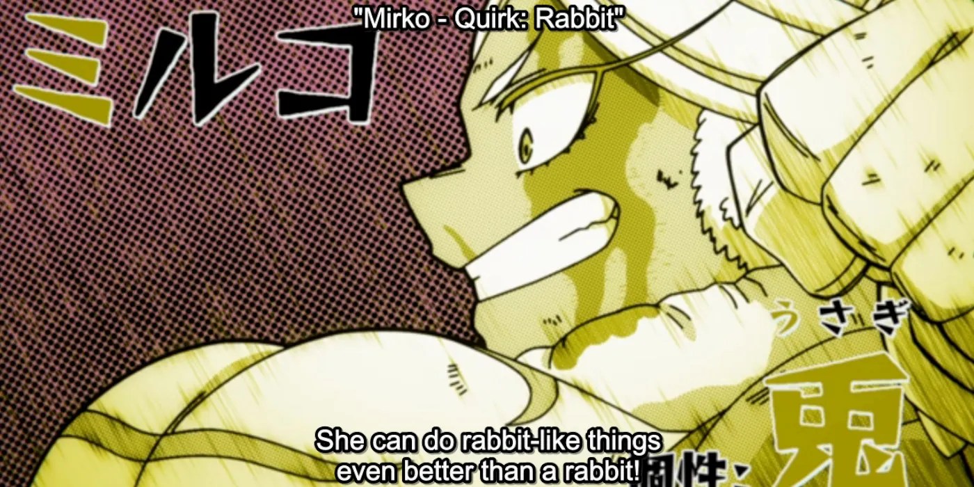 My Hero Academia: Season 6 Episode 2, Review Rumi Usagiyama aka Mirko No 5 Pro Hero