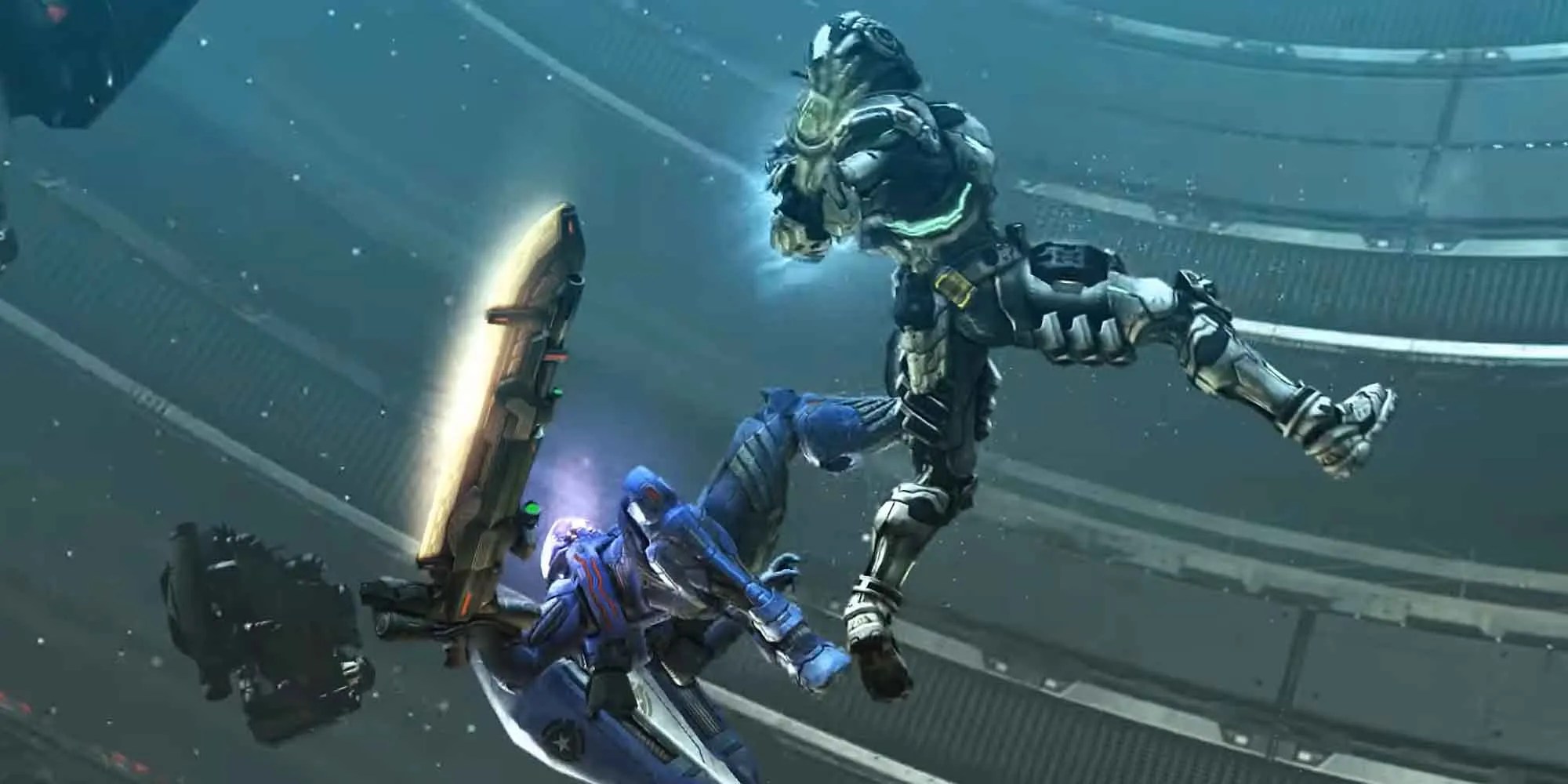 Fighting Bogey Alpha and Bravo in Vanquish
