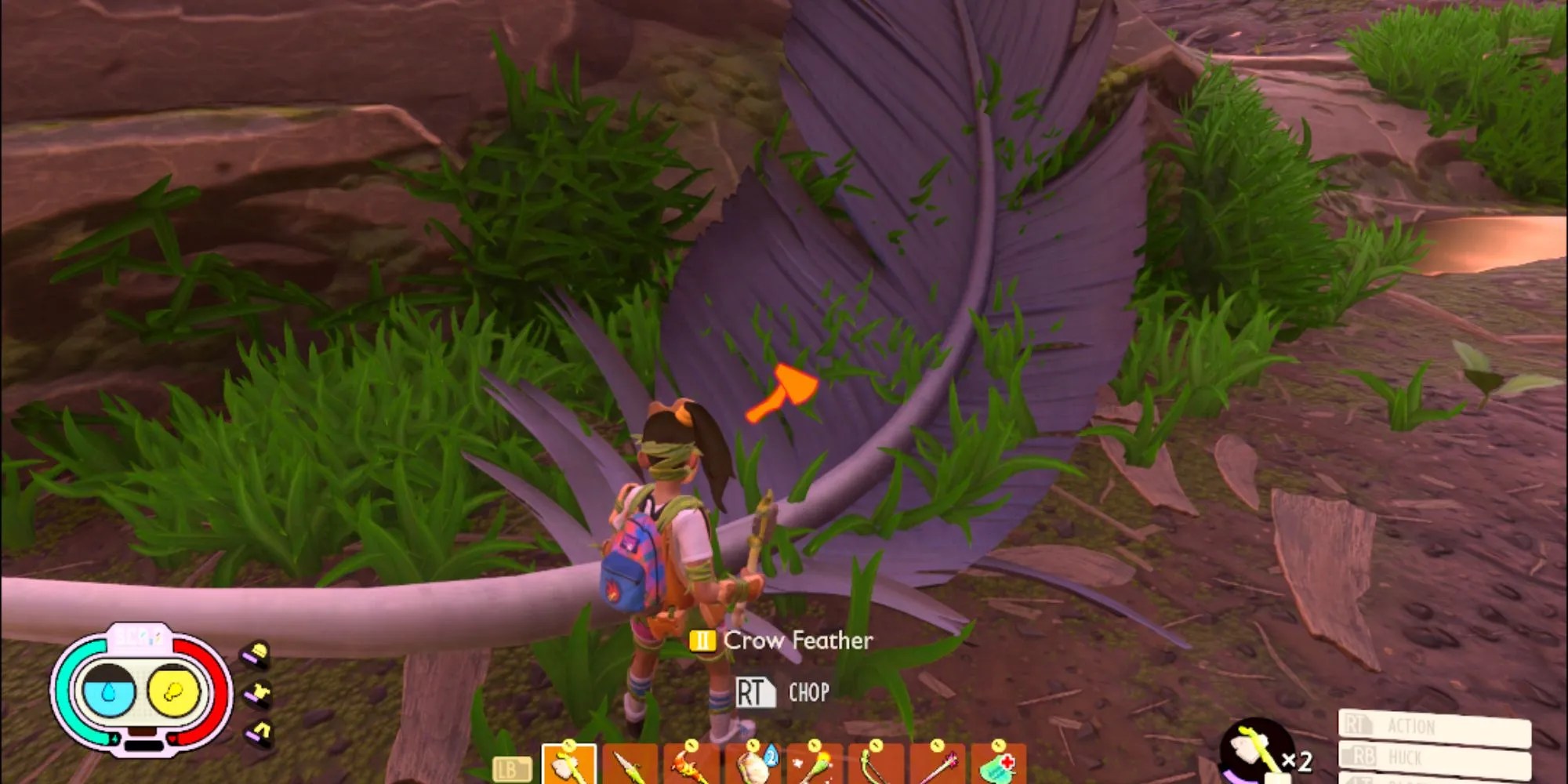 Crow Feather In Grounded