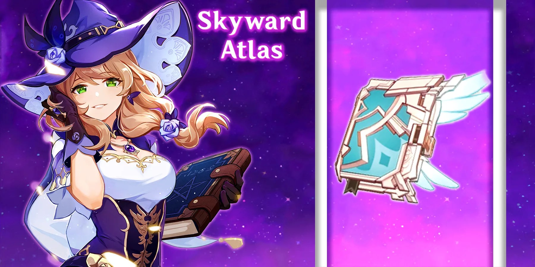 lisa and skyward atlas in genshin impact