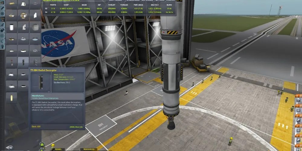 Kerbal Space Program Primary Engine Attached