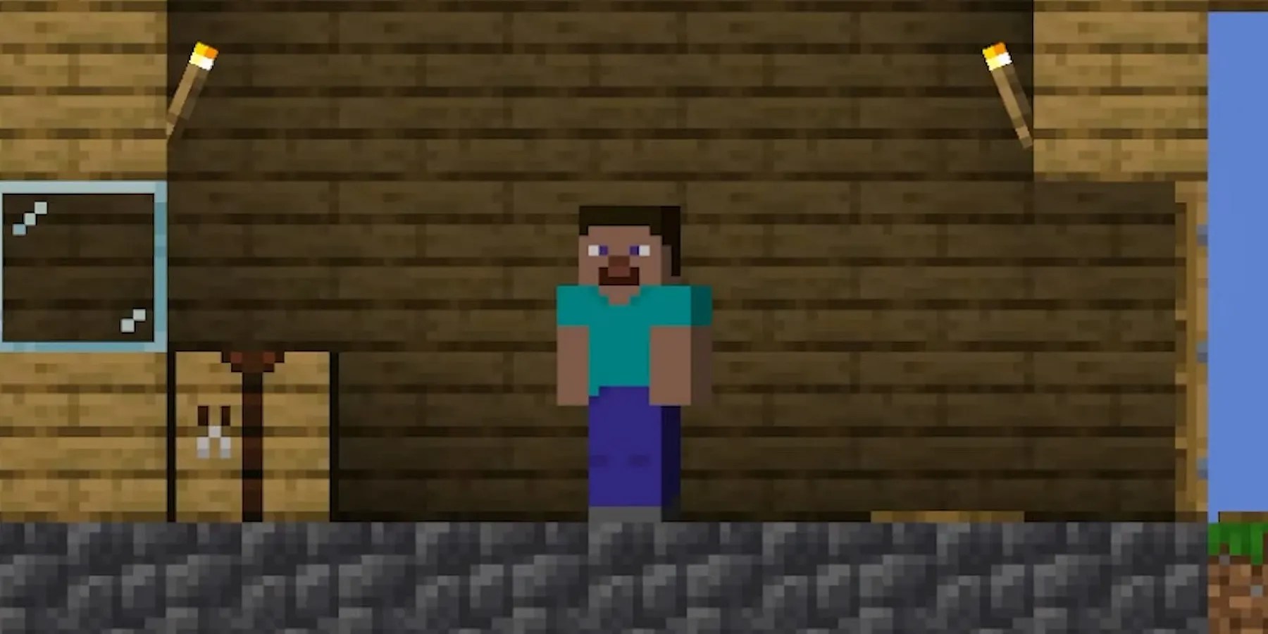 Minecraft Player Turns the Game Into a MarioEsque 2D Platformer