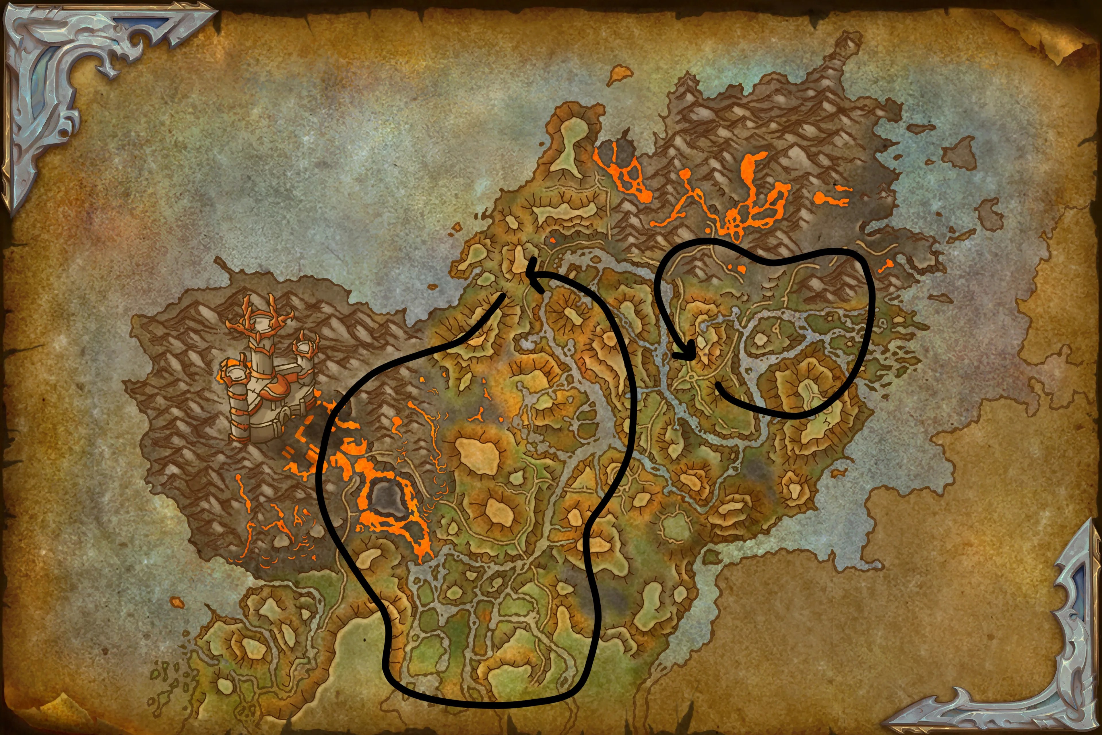 waking shores mining