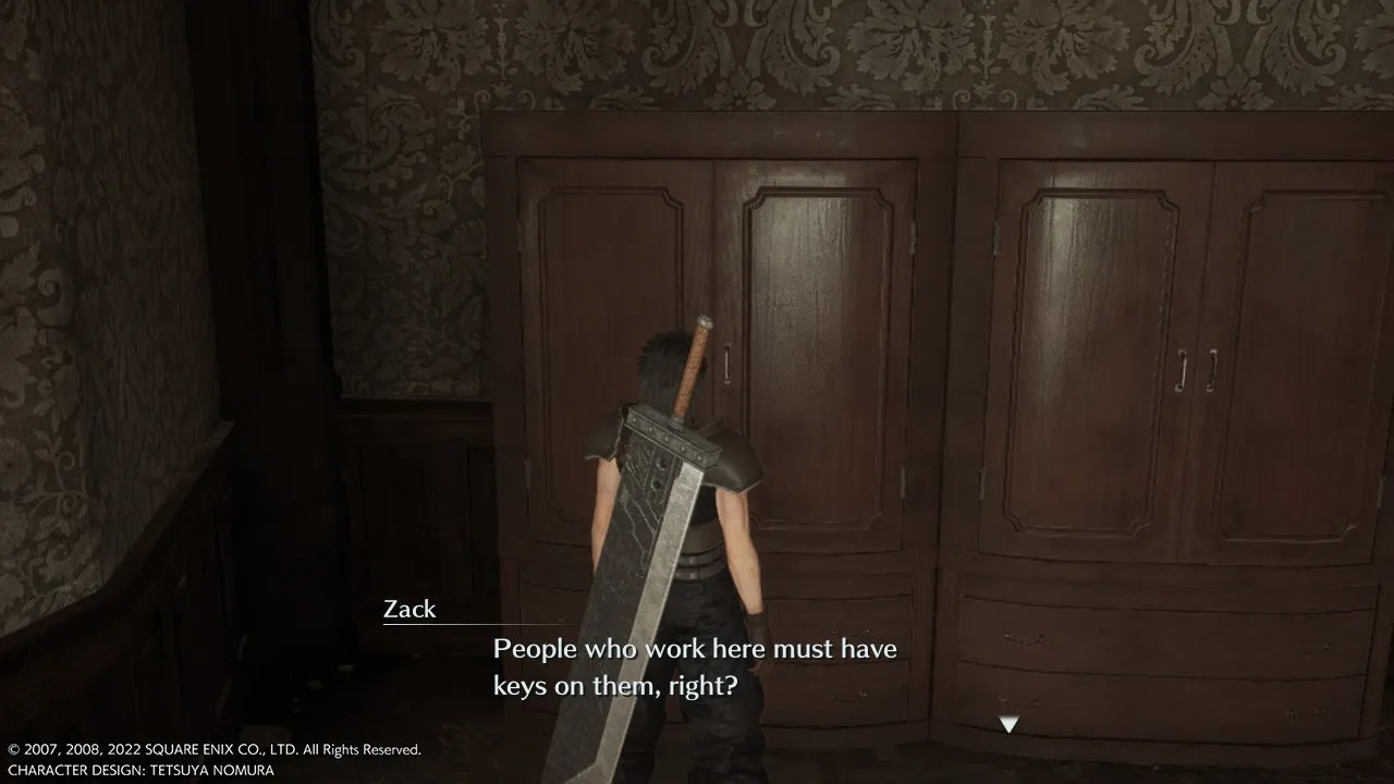 dressers crisis core shinra manor