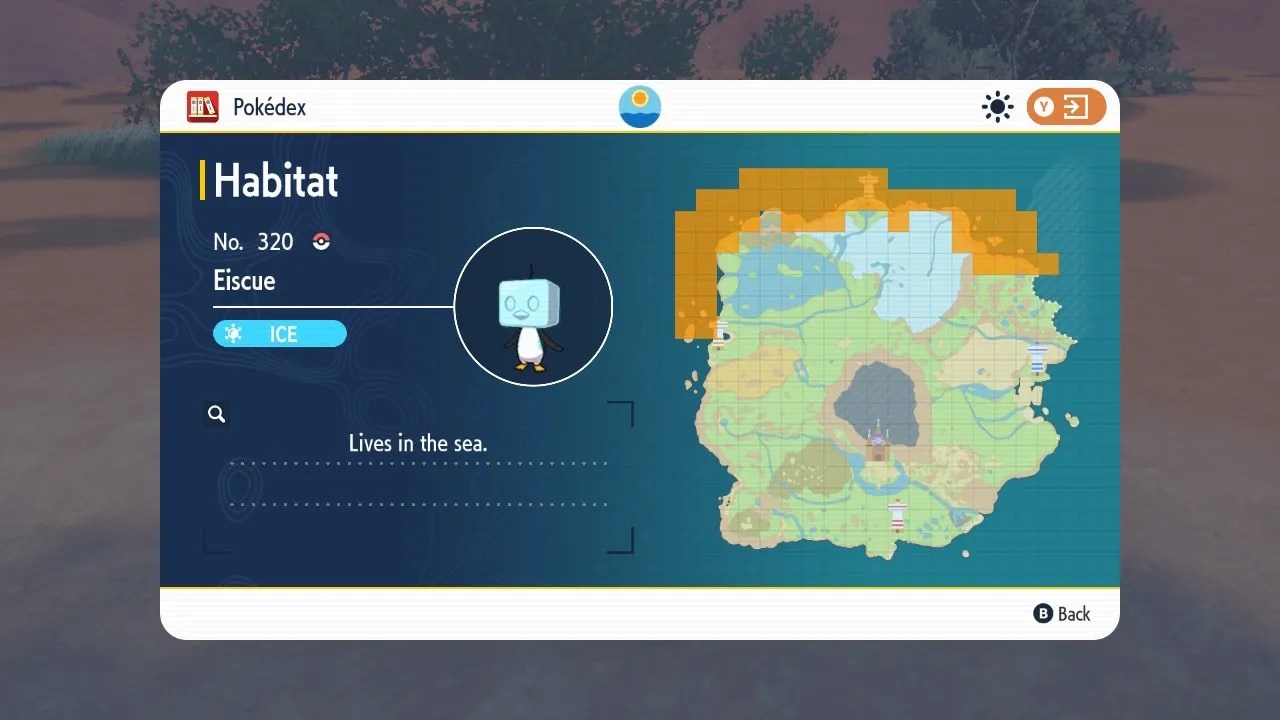 Eiscue Location in Pokemon Scarlet and Violet