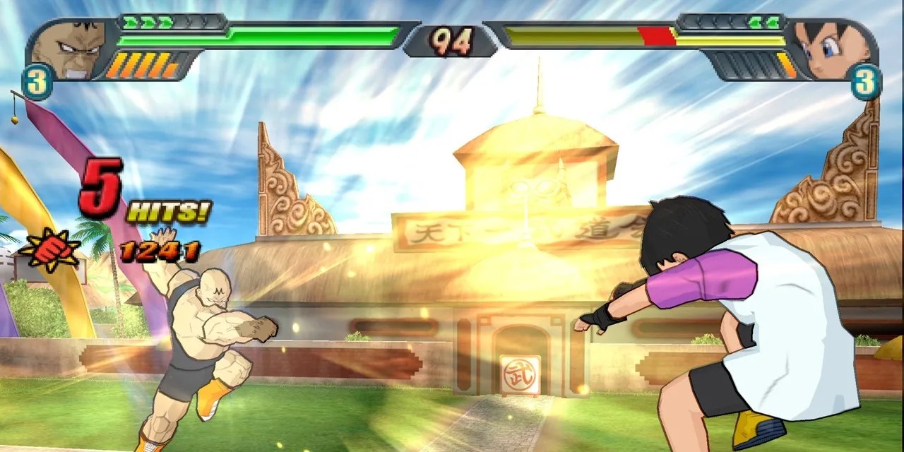 DBZ Budokai Tenkaichi 3 on the Wii