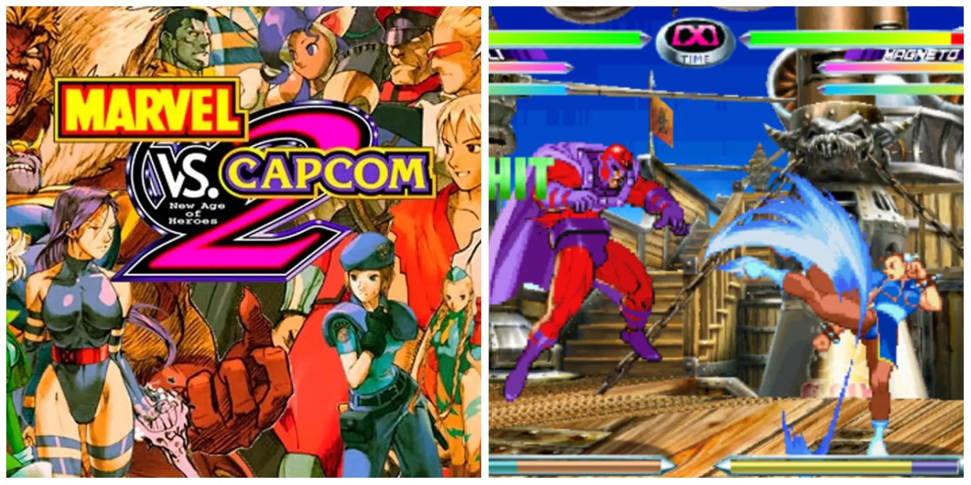 marvel vs capcom 2 magneto chun li