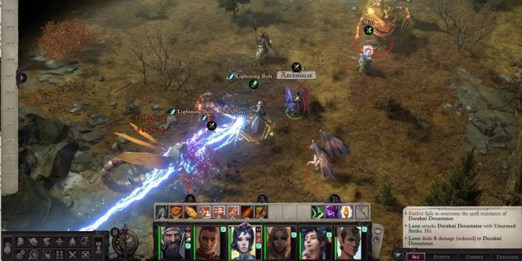 pathfinder wotr lightning