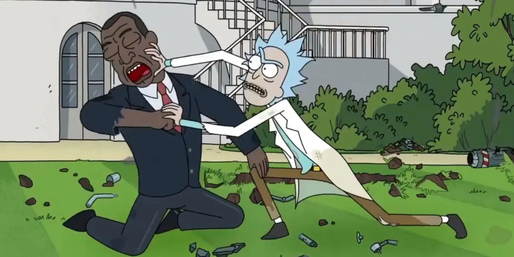 Rick and Morty_Fighting