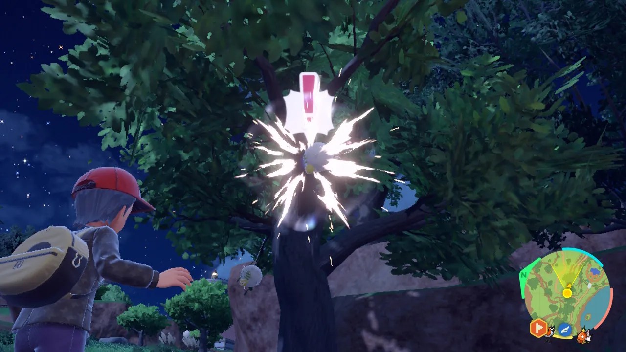 tarountula hanging tree pokemon scarlet violet