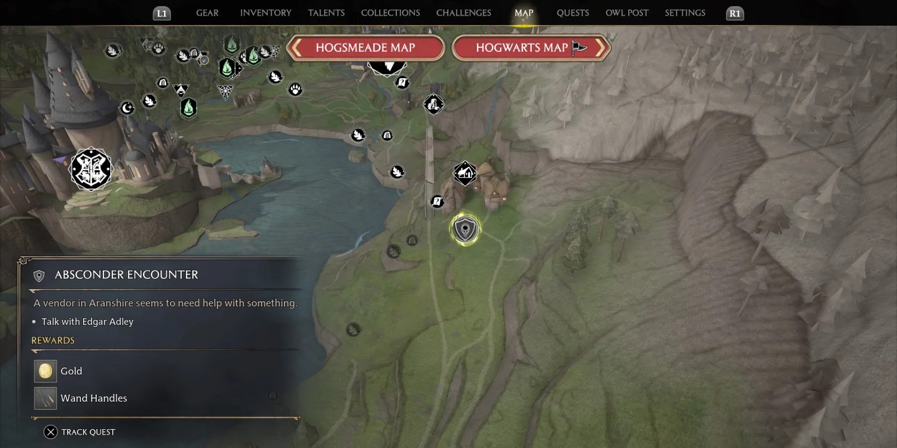 Aranshire in Hogwarts Legacy