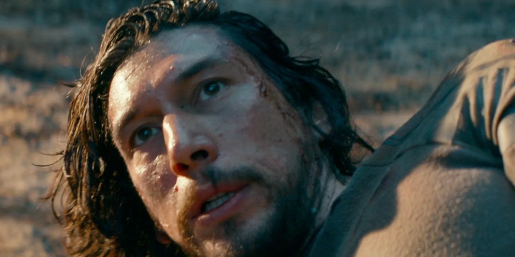 Adam Driver as Commander Mills in 65