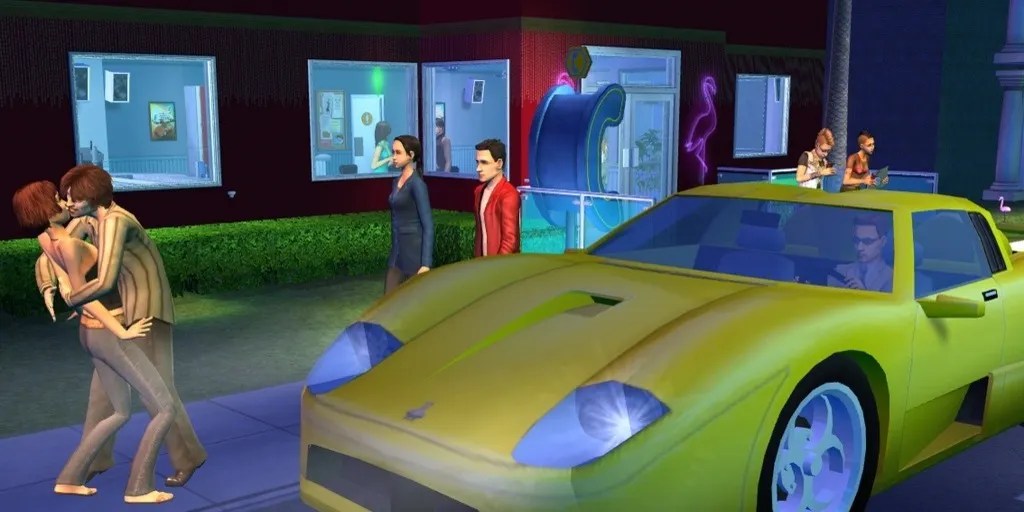 The Sims 2 car