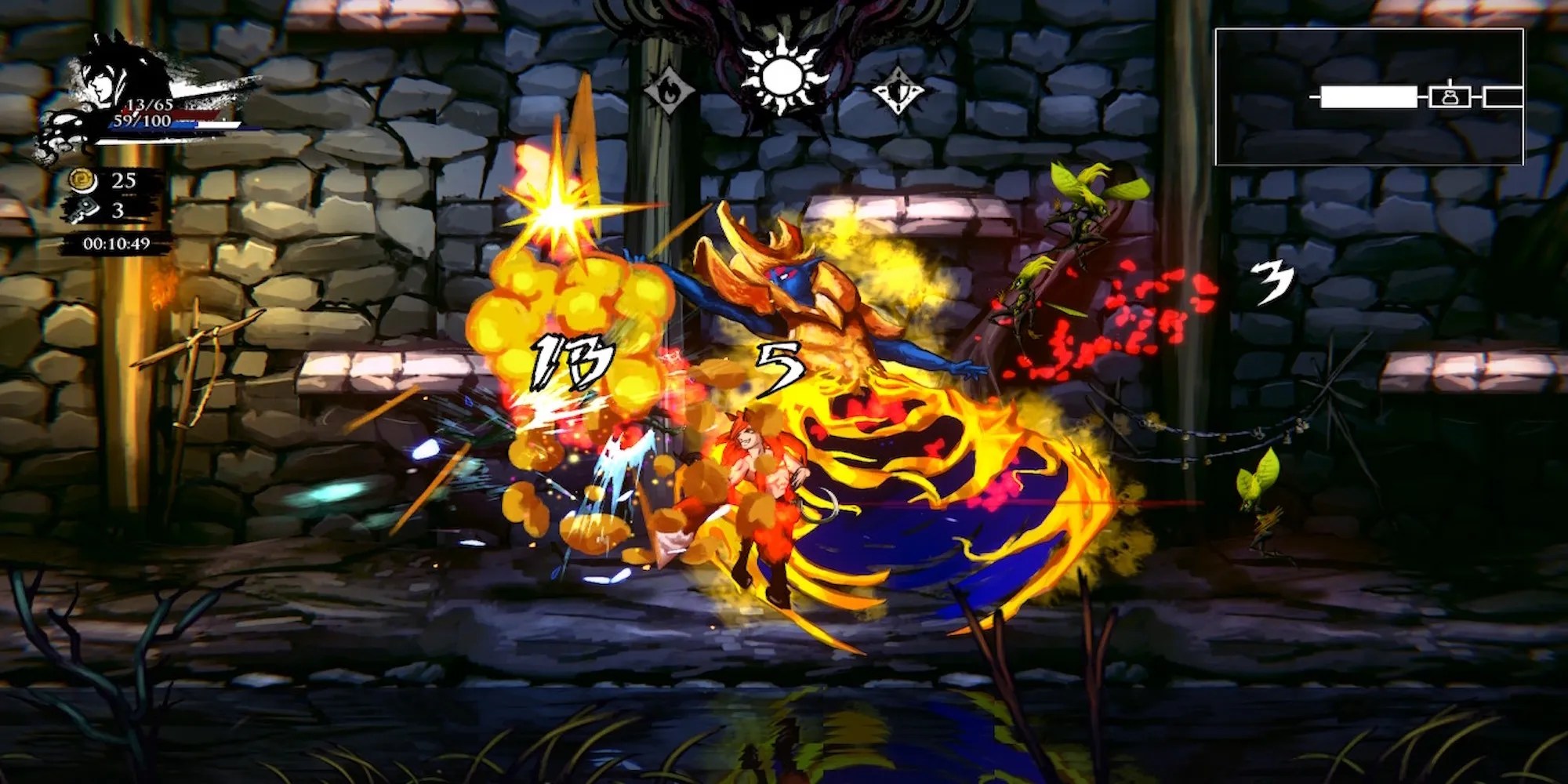 Fighting enemies in Helvetii