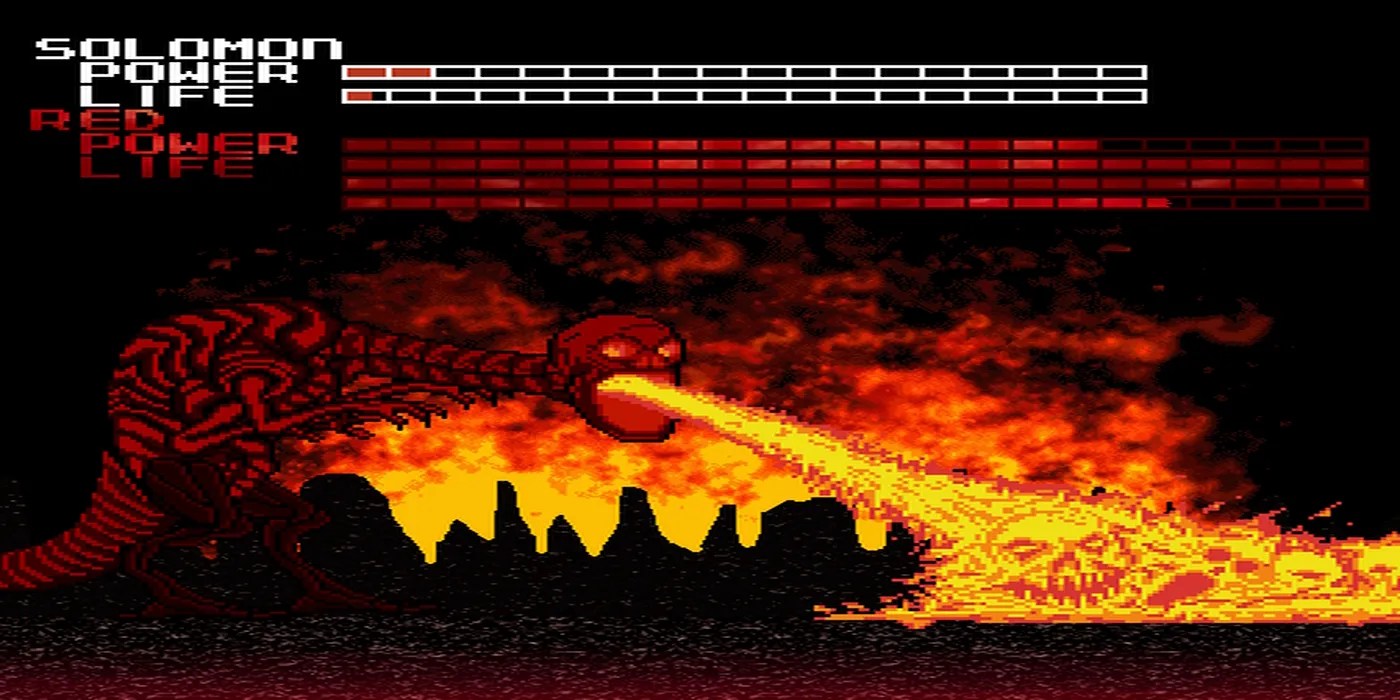 Godzilla NES Red
