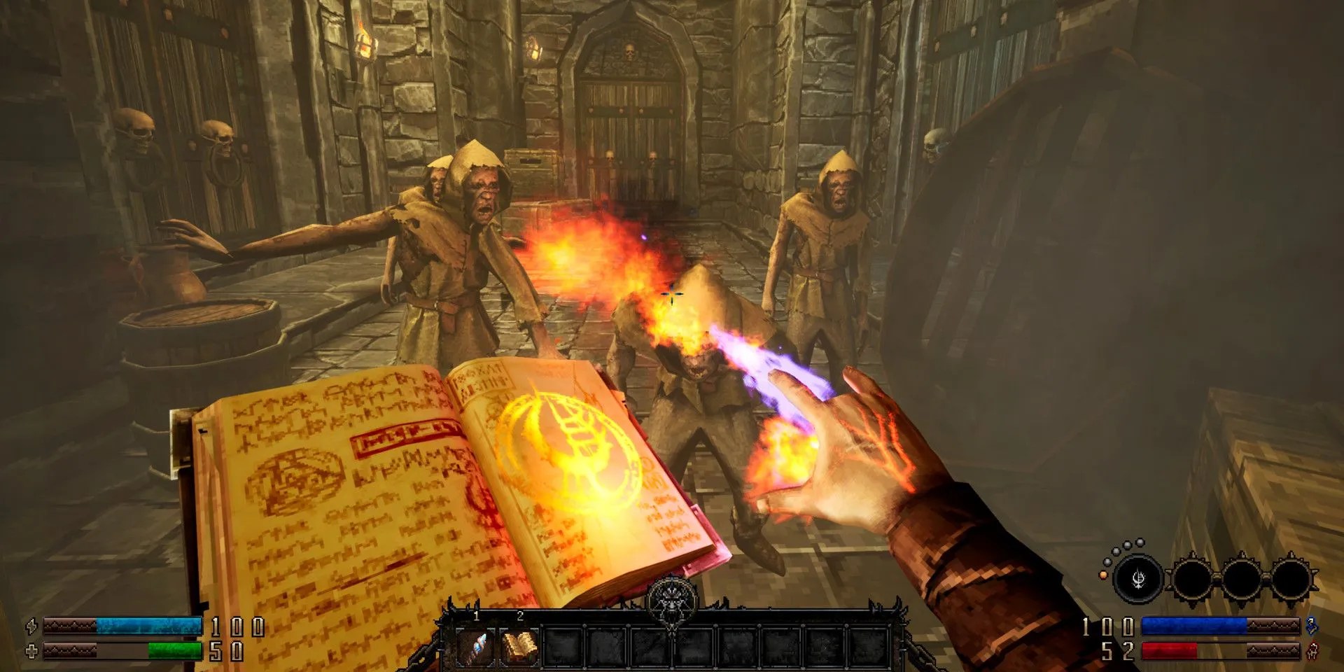 A screenshot from Graven