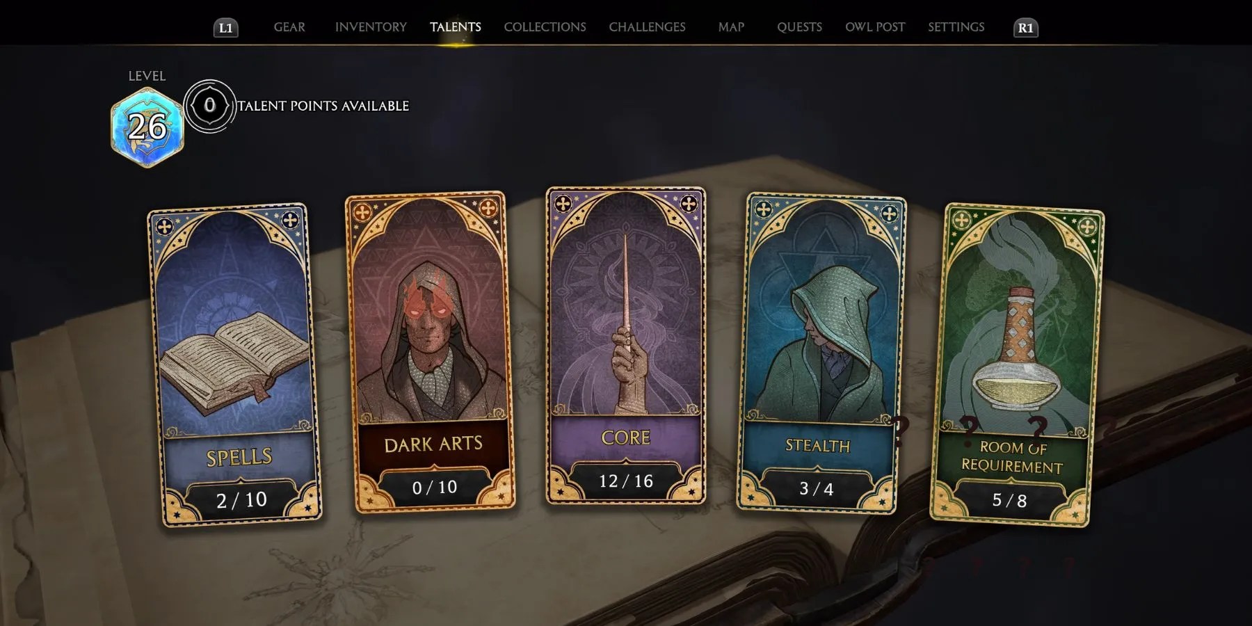 hogwarts legacy talent points