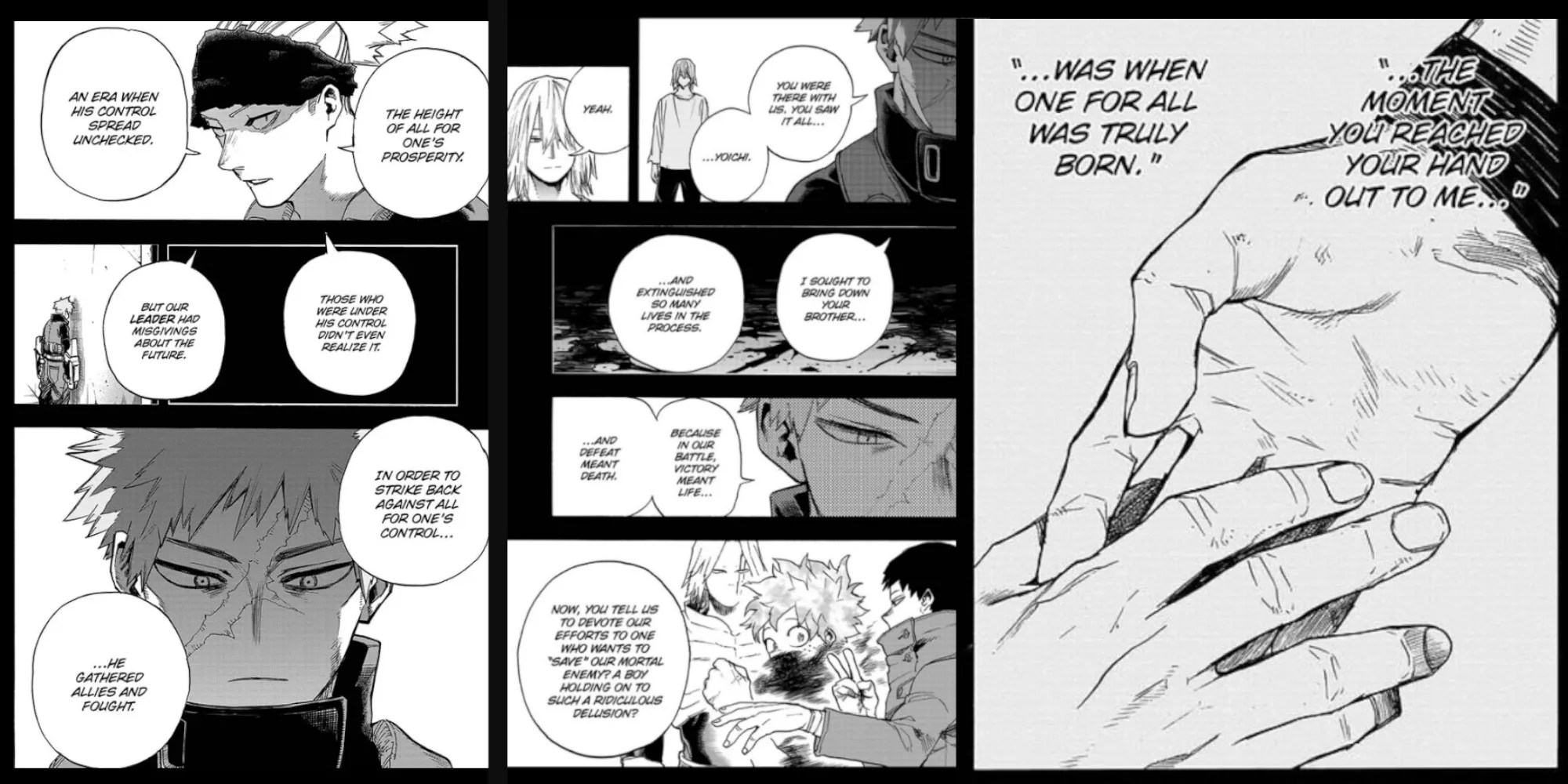 My Hero Academia One For All’s Game-Changing Revelation One For All Second and Third Users Chapter 305 and 310