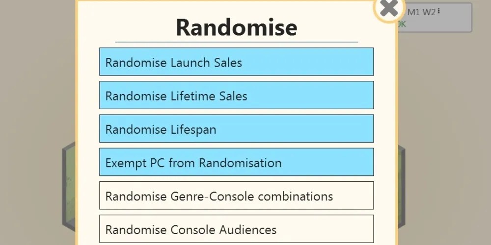 Platform Randomiser mod for Game Dev Tycoon