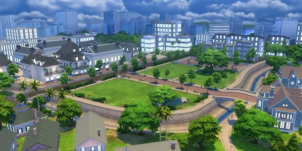 The Sims 4 world