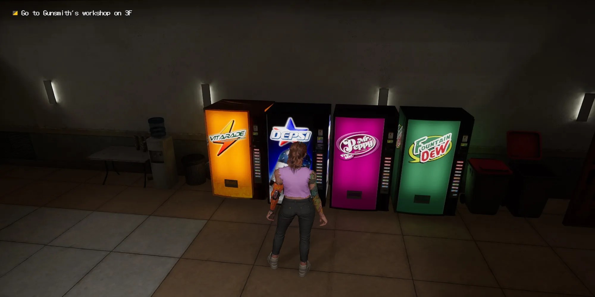 Vending machines in Wanted Dead